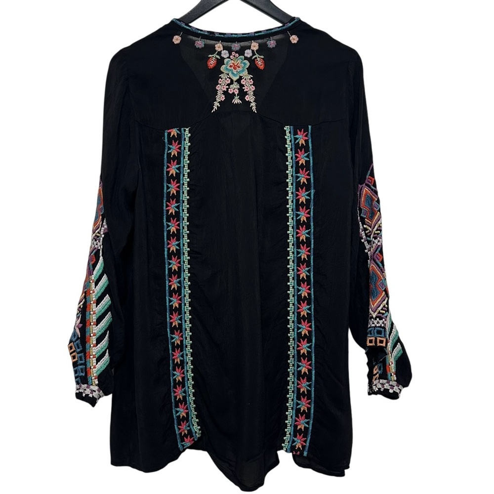 Women’s JOHNNY WAS Embroidered Bohemian Alaura Tunic Blouse - Small - Picture 2 of 13